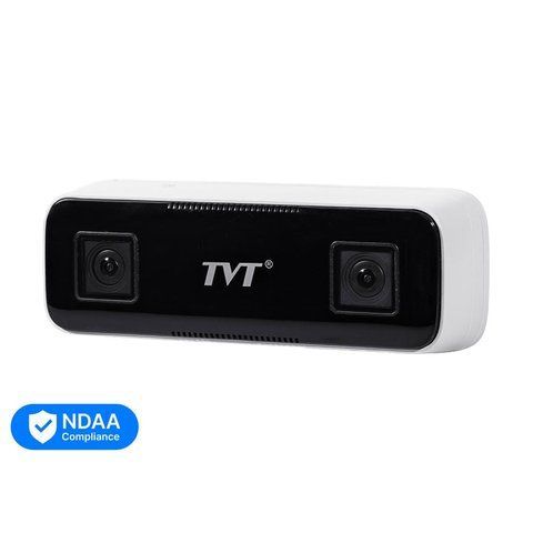 IP-відеокамера з WiFi 4Mp TVT TD-9742A3-PC f=2.1mm з подвійним об&rsquo;єктивом, з 2 мікрофонами, з підрахунком відвідувачів (77-00376) 77-00376 фото