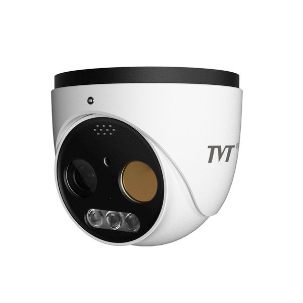Тепловізійна IP-відеокамера 5Mp TVT TD-5525E1-VT(3/PE) f=4mm, thermal 256x192 f=3.2mm (77-00320) 77-00320 фото