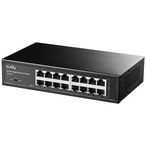 Комутатор 16-портовий некерований Cudy GS1016 гігабітний (73-00528) 73-00528 фото