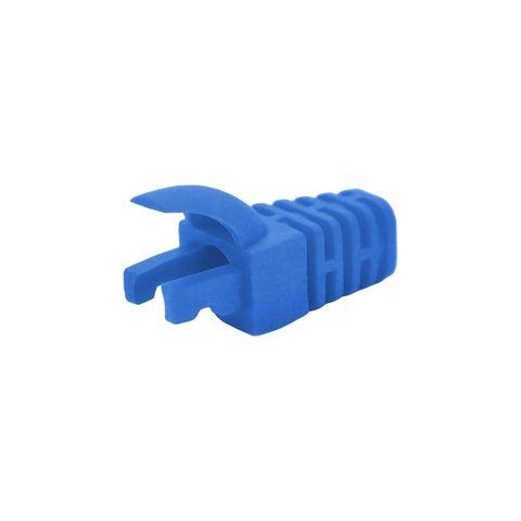 Чохол ізолюючий для роз'єму RJ-45 Cat.5/Cat.6, (N) ПВХ синій, 100 шт. (74-00132) 74-00132 фото