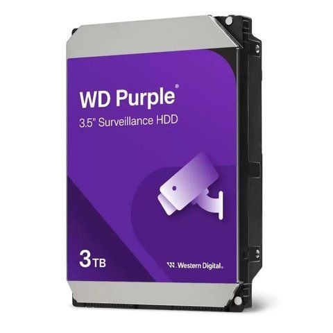 Жорсткий диск 3.5" 3TB 128MB Western Digital Purple WD34PURZ (090-00220) 090-00220 фото