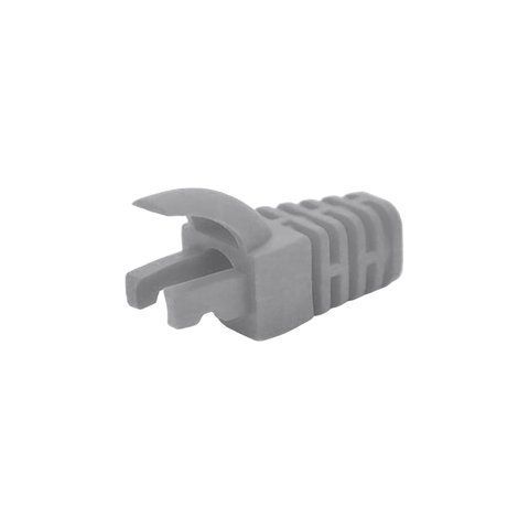 Чохол ізолюючий для роз'єму RJ-45 Cat.5/Cat.6, (N) ПВХ сірий, 100 шт. (74-00133) 74-00133 фото