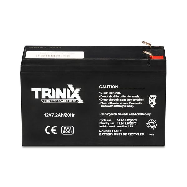 Trinix 12V7.2Ah/20Hr AGM Акумуляторна батарея 12В 7.2Аг свинцево-кислотна (44-00045) 44-00045 фото