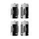 Комплект Trinix: батарея CR123A 3V LiMnO2 1700mAh (4 шт.) для датчиків Ajax, Tiras Orion Nova X, TriniX (28-00033-4) 28-00033-4 фото 1