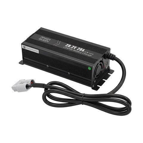 Зарядний пристрій для акумуляторних батарей LiFePO4 29.2V/20A Power Queen P24V20A-BCHA-MINI-X (44-00530) 44-00530 фото