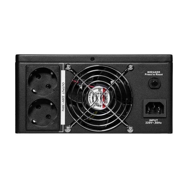 Високочастотний інвертор 600VA/600W Kraft KRF-SAVR600VA/600W-12V під зовнішній акумулятор (42-00112) 42-00112 фото