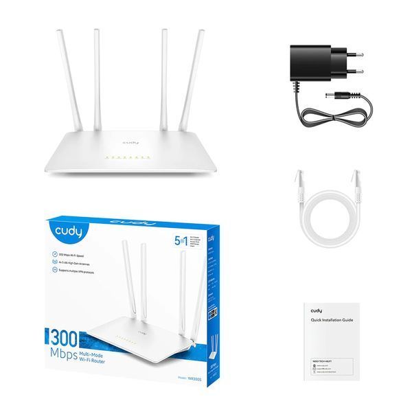 WiFi маршрутизатор Cudy WR300S (73-00671) 73-00671 фото
