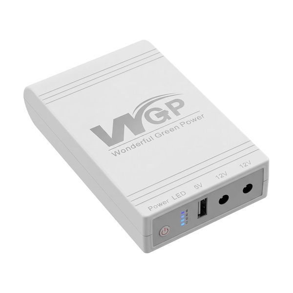 Джерело безперебійного живлення з блоком живлення Mini UPS WGP UPS103C Quick Charge 20000mAh 5V/12V/12V, Li-ion 4*5Ah, для роутера та оптичного терміналу. Блок живлення 12/3А (36W) (42-00317) 42-00317 фото