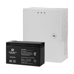 Комплект Kraft: джерело безперебійного живлення PSU-1203LED(P) і акумуляторна батарея 12В 7.2Аг (41-00040-44-00054) 41-00040-44-00054 фото