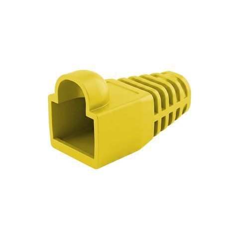 Чохол ізолюючий для роз'єму RJ-45 Cat.5/Cat.6, ПВХ жовтий, 100 шт. (74-00097) 74-00097 фото