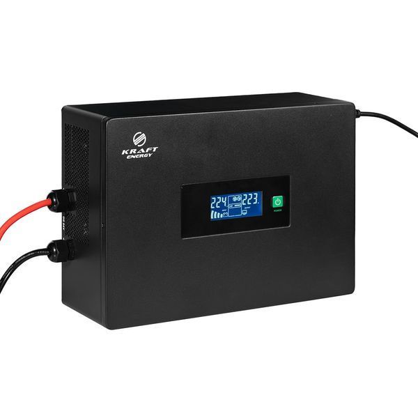 Високочастотний інвертор 1500VA/1.5kW Kraft KRF-SAVR1500VA/1.5kW-24V під зовнішній акумулятор (42-00114) 42-00114 фото
