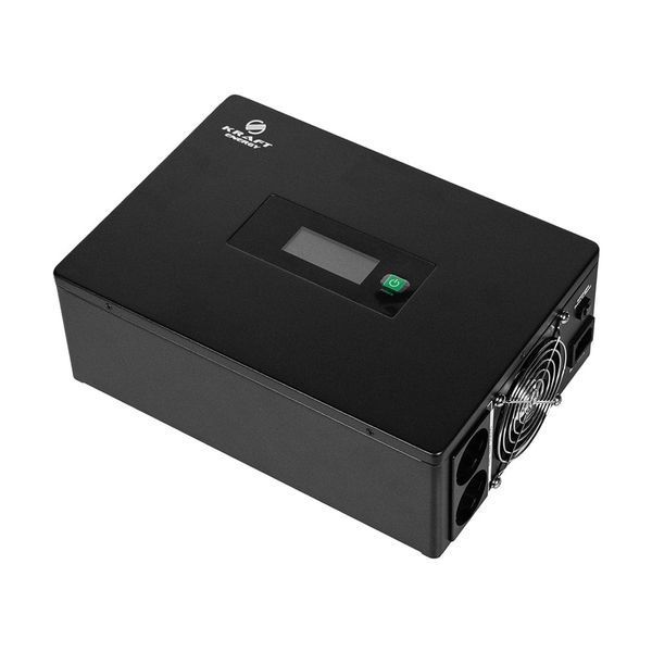Високочастотний інвертор 1500VA/1.5kW Kraft KRF-SAVR1500VA/1.5kW-24V під зовнішній акумулятор (42-00114) 42-00114 фото