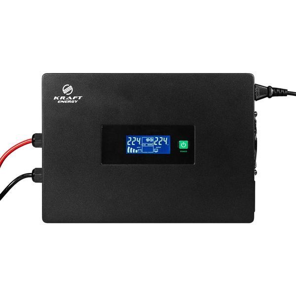 Високочастотний інвертор 1500VA/1.5kW Kraft KRF-SAVR1500VA/1.5kW-24V під зовнішній акумулятор (42-00114) 42-00114 фото