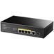 PoE-комутатор 6-портовий некерований Cudy GS1005PTS1 4 порти PoE+ SFP-порт гігабітний 120W (73-00503) 73-00503 фото 1