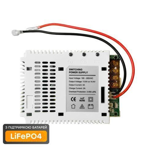 Плата ДБЖ Trinix PSU-1203LED(BOARD) LiFePO4 з кріпленням на DIN-рейку (41-00058) 41-00058 фото