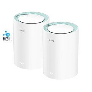 Маршрутизатор WiFi Mesh-система WiFi 5 Cudy M1300 (2-Pack) 2 штуки дводіапазонні гігабітні (73-00523) 73-00523 фото
