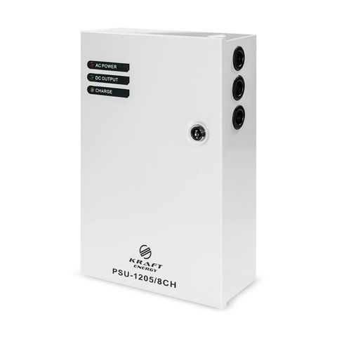 Джерело безперебійного живлення Kraft PSU-1205/8CH (41-00031) 41-00031 фото