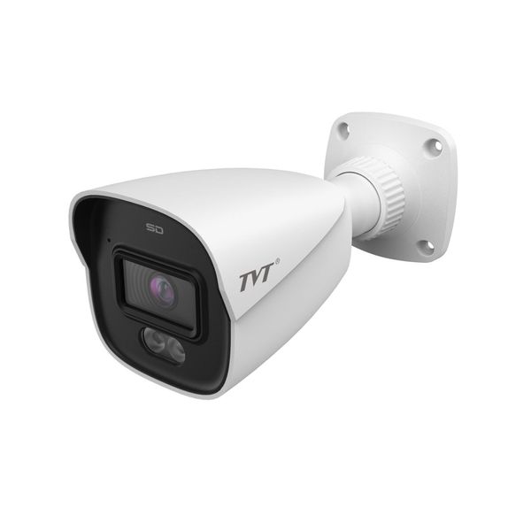 IP-відеокамера 4Mp TVT TD-9441S4-C(D/PE/AW2) White f=2.8mm, ІЧ+LED-підсвічування, з мікрофоном (77-00326) 77-00326 фото