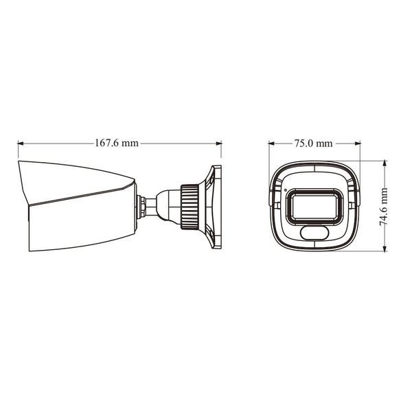 IP-відеокамера 4Mp TVT TD-9441S4-C(D/PE/AW2) White f=2.8mm, ІЧ+LED-підсвічування, з мікрофоном (77-00326) 77-00326 фото