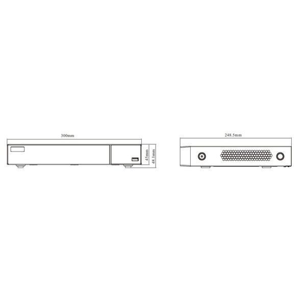 IP-відеореєстратор 8-канальний 16Mp TVT TD-3308H1-B2-B (160-160) (77-00422) 77-00422 фото