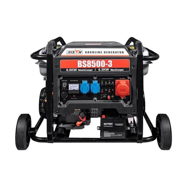 Генератор бензиновий трифазний 6 кВт Bison BS8500-3 (41-00408) 41-00408 фото
