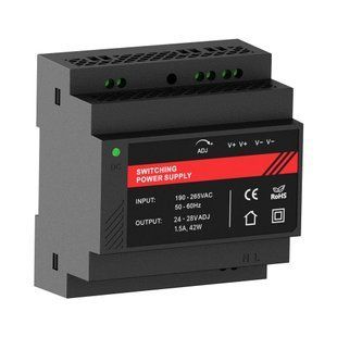 Джерело безперебійного живлення Kraft PSU-24015DIN(P) 24V з кріпленням на DIN-рейку (43-00111) 43-00111 фото
