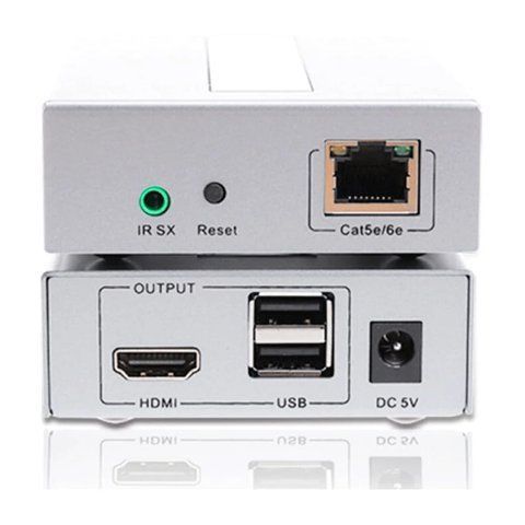 Подовжувач відеосигналу HDMI 50m Dtech DT-7054 USB 2.0 with IR (74-00012) 74-00012 фото