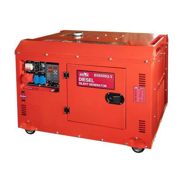Генератор дизельний трифазний 6 кВт Bison BS8500Q-3 (41-00413) 41-00413 фото