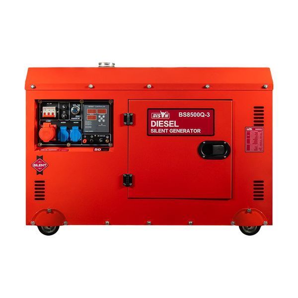 Генератор дизельний трифазний 6 кВт Bison BS8500Q-3 (41-00413) 41-00413 фото
