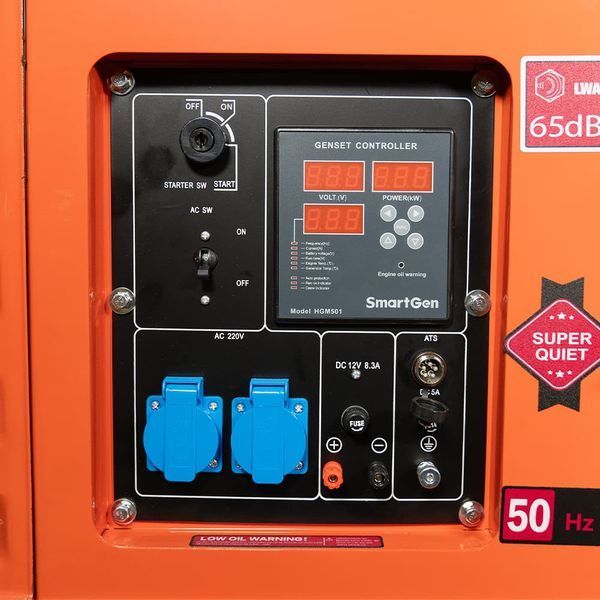 Генератор дизельний однофазний 5.5 кВт Bison BS9500QQ (41-00411) 41-00411 фото