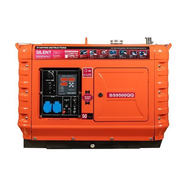 Генератор дизельний однофазний 5.5 кВт Bison BS9500QQ (41-00411) 41-00411 фото