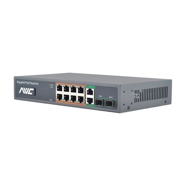 PoE-комутатор 10-портовий NVC-1008GSR (73-00102) 73-00102 фото