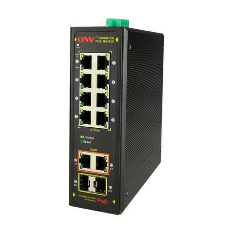 PoE-комутатор 10-портовий ONV-IPS7108PF Combo ports (73-00009) 73-00009 фото