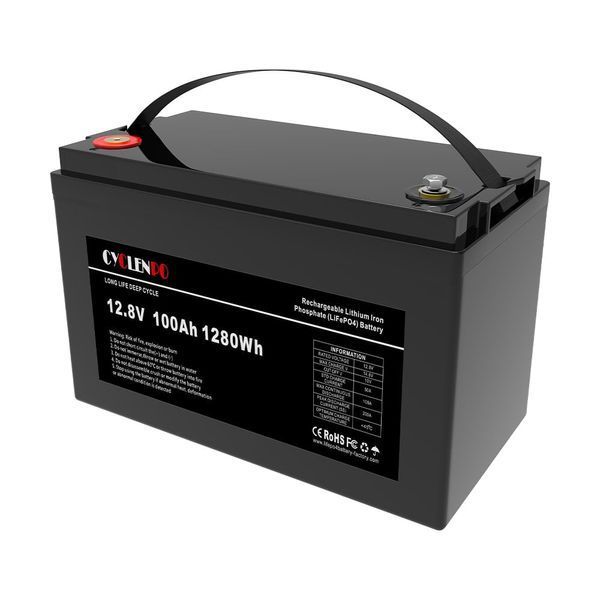 Комплект резервного живлення 1000W 1280Wh: інвертор з функцією ДБЖ Kraft KRF-AVR1200VA/1KW-12V + акумуляторна батарея LiFePO4 12.8V 100Ah Cyclen (44-00075-42-00093) 44-00075-42-00093 фото