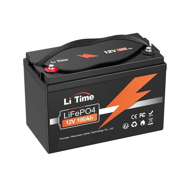 Акумуляторна батарея літій-залізо-фосфатна 12.8В 100А*год LiTime LiFePO4 LT12V100 (44-00506) 44-00506 фото