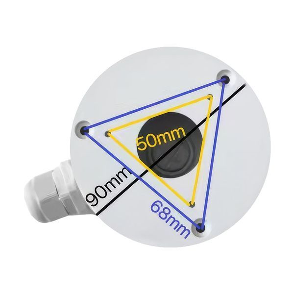 Монтажна коробка Light Vision VLC-09BXDW, пластик, 90*40 мм (75-00252) 75-00252 фото