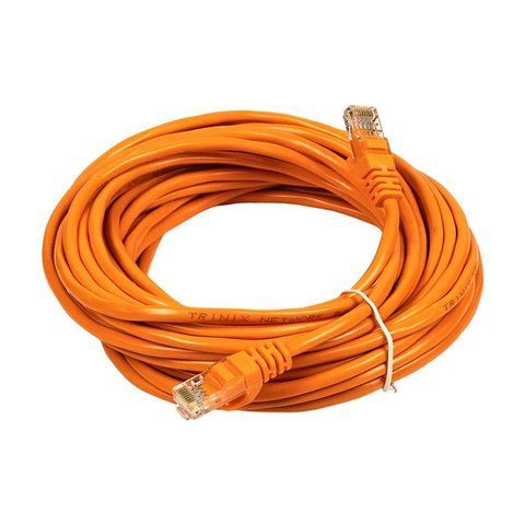 Патч-корд мережевий гігабітний Trinix UTP, RJ-45, CAT.5 20m Orange (73-00645) 73-00645 фото