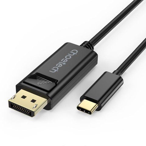 Кабель Choetech XCP-1801 Black USB-C to DisplayPort 8K@60Hz 1.8m (43-00176) 43-00176 фото