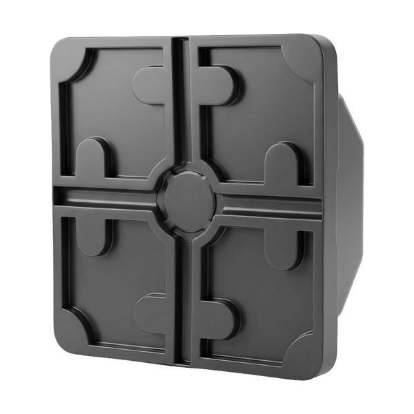 Монтажна коробка Light Vision VLC-02BX, пластик, 130*130*50 мм, графітова (75-00332) 75-00332 фото