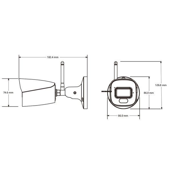 IP-відеокамера з WiFi 6 5Mp TVT TD-9451S4-C(D/WP/AW2) White f=2.8mm, ІЧ+LED-підсвічування, з мікрофоном (77-00472) 77-00472 фото
