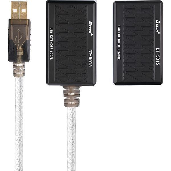 Подовжувач USB 2.0 60m Dtech DT-5015 (74-00062) 74-00062 фото
