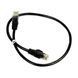 Патч-корд мережевий гігабітний Trinix UTP, RJ-45, CAT.5 0.5m Black (73-00608) 73-00608 фото 1