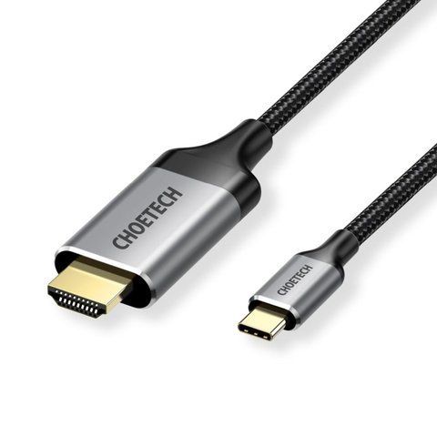 Кабель Choetech CH0021 Black USB-C to HDMI 4K@60Hz 1.8m (43-00177) 43-00177 фото