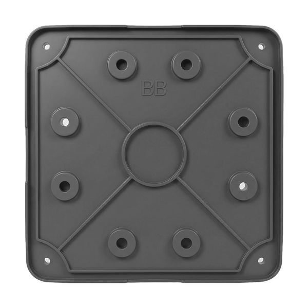 Монтажна коробка Light Vision VLC-08BX, пластик, 130*130*40 мм, графітова (75-00333) 75-00333 фото