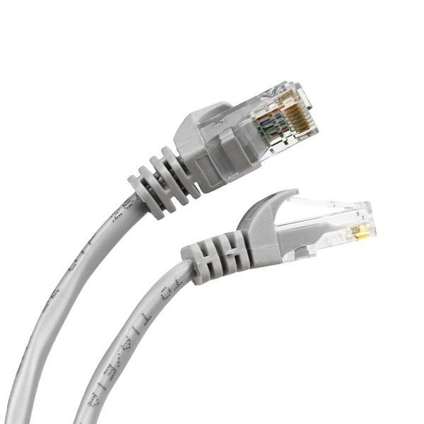 Патч-корд мережевий гігабітний Trinix UTP, RJ-45, CAT.5 25m Gray (73-00646) 73-00646 фото