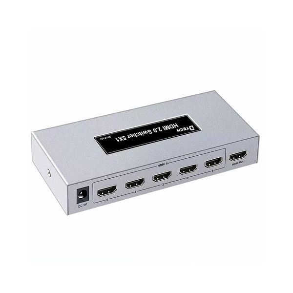 Комутатор 4K HDMI 5x1 Dtech DT-7451 (74-00060) 74-00060 фото